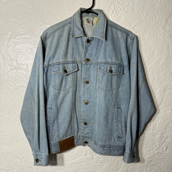 Vintage  Disney Jean Jacket Denim Adult Small Sequin Circa 1980 Mickey Minnie - Picture 2 of 8